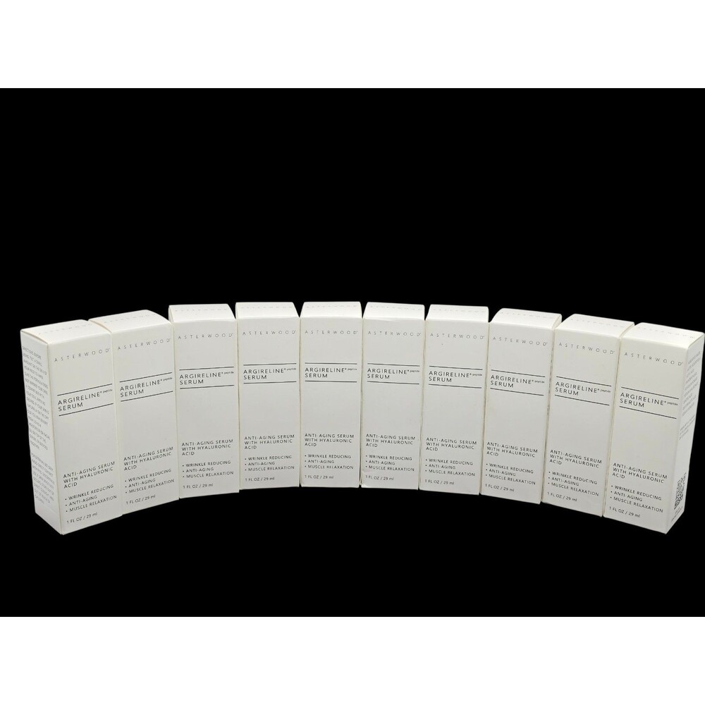 (10) Asterwood Argireline Peptid Serum w/Hyaluronic Acid 1 Fl Oz Anti-aging NIB